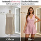 ⏳Offerta a Tempo Limitato⏰Tuta Donna Senza Maniche Scollo V con Vita Arricciata