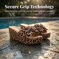 🐆👡 Sandali con plateau e fiocco con stampa leopardata da donna