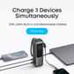 Power Bank, 20000mAh Caricatore Portatile con Tre Porte USB-C da 100W per Ricarica Multi-Dispositivo, Cavi Integrati e Retrattili