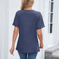 👚 SCONTO DEL 50% ORA! 🌸 T-shirt casual da donna a maniche corte con scollo a V – Traspirante, leggera e perfetta per un look estivo rilassato ☀️