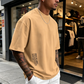 👕 ORA SCONTATO DEL 50%! ✨ Camicia da uomo a maniche corte dalla vestibilità ampia – Tessuto misto cotone di alta qualità, stampa grafica urbana e stile casual oversize 🏙️