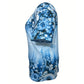 Top da donna elegante a maniche corte con stampa floreale