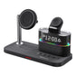 Stazione di Ricarica Wireless 3-in-1 con Sveglia