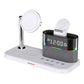 Stazione di Ricarica Wireless 3-in-1 con Sveglia