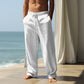 Pantaloni casual da uomo con coulisse e tasche