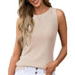 Canotta casual da donna in maglia