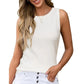 Canotta casual da donna in maglia