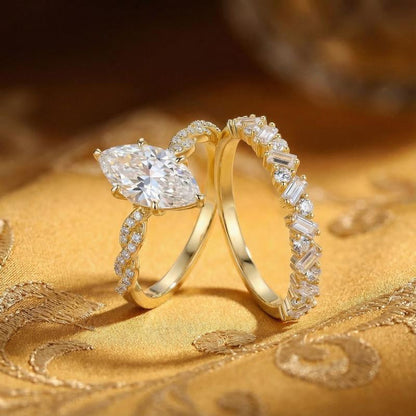Anello Elegante Scintillante con Zirconia Cubica