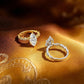 Anello Elegante Scintillante con Zirconia Cubica