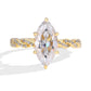 Anello Elegante Scintillante con Zirconia Cubica