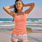 🏝️ZWEITEILIGES SET TANKINI CON CONTROLLO DELLA PANCIA