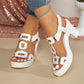 👡 Sconto del 50%! 🌸 Sandali da donna con tacco a blocco e cinturino a T – Comodi, con fibbia regolabile e perfetti per abiti estivi e look casual ☀️