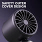 Ventilatore portatile da mano con display LED – potente flusso d’aria, ricaricabile via USB, ventilatore personale elegante e ultra‑portatile per viaggio, ufficio e casa