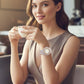 💎Il regalo perfetto per la mamma 🎁Orologio da polso elegante da donna con strass