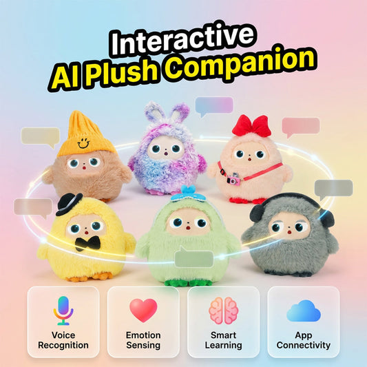 Peluche educativo intelligente con intelligenza artificiale per bambini