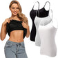 Canotta da Donna con Reggiseno Integrato Imbottito