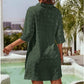 Camicia da donna oversize in chiffon jacquard casual