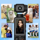 Fotocamera gimbal tascabile con schermo da 1,9 pollici
