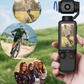 Fotocamera gimbal tascabile con schermo da 1,9 pollici