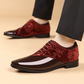 🌞Saldi di primavera: 50% di sconto!🤵Scarpe eleganti da uomo di lusso con dettagli a contrasto - Lucidissime e dalla trama pregiata - Perfette per matrimoni e serate di gala - Comfort ergonomico - La scarpa di tendenza per eccellenza