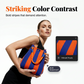 Borsa a secchiello in maglia a righe