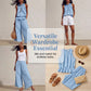🔥Offerta speciale sulle novità 2026 – Set composto da top senza maniche con scollo arricciato e pantaloni da donna