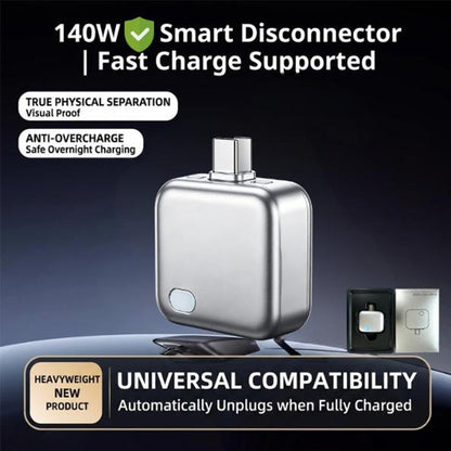 ⚡ Caricabatterie rapido da 140 W ✅ Disconnessione automatica AI e protezione della batteria | Ricarica sicura durante la notte 🔋