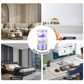 🦟 SCONTO DEL 50%! 🔮 Insetticida bionico a raggi UV – Insetticida, luce notturna e silenzioso – Senza sostanze chimiche – Sicuro per la camera da letto 🛌
