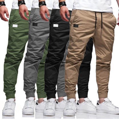 Pantaloni da jogging da uomo con coulisse e elastico in vita: comodi, traspiranti e versatili, ideali per lo sport, la vita di tutti i giorni e il relax.