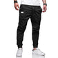 Pantaloni da jogging da uomo con coulisse e elastico in vita: comodi, traspiranti e versatili, ideali per lo sport, la vita di tutti i giorni e il relax.