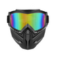 Maschera Integrale Protettiva con Occhiali Staccabili