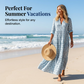 ⏰🔥50% DI SCONTO PER TEMPO LIMITATO! 🌸 Vestito Estivo Floreale da Donna – Leggero, Comodo e Perfetto per il Caldo ✨☀️
