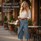 Pantaloni casual corti da donna in patchwork