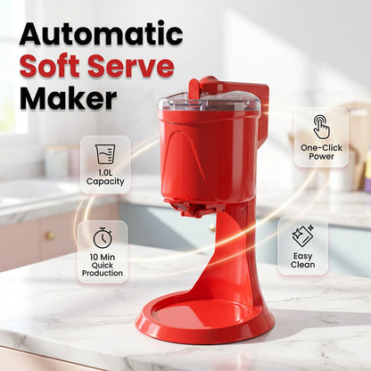 🥳VENDITA CALDA 2026🥳💞50K+ VENDUTI!🍦🕹️ 55% DI SCONTO! Macchina per Gelato Automatica – Mantecazione rapida in 15 min, capacità 1,0L. Erogazione con un tocco. Gelato soft fatto in casa! 🍨✨