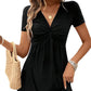 📢📢 Sconto del 50%!! ⏰ Abito da donna senza maniche, scollo a V e nodo frontale