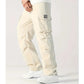 Pantaloni cargo casual da uomo con molteplici tasche