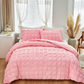 📢📢Ultimo giorno – 50% di sconto!! ⏰Set di biancheria da letto minimalista – Tessuto seersucker testurizzato ☁️ Comodo e leggero