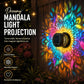 🌞55% DI SCONTO! 🌀 Luce solare a forma di mandala – Splendida proiezione di motivi, design 2 in 1 per pavimento e parete, impermeabile IP65 con accensione/spegnimento automatico 🌿