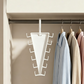 🧺 50 % DI SCONTO ORA! 📐 Gruccia Organizer Triangolare a V – Ganci su Entrambi i Lati & Rotazione 360° – Perfetta per Piccoli Armadi 🏠