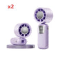Ventilatore Portatile Pieghevole con Funzione Ghiaccio Rinfrescante