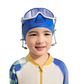 Occhialini da nuoto per bambini con protezione anti-soffocamento e protezione per il collo