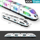 🚄 ORA SCONTATO DEL 64%! 🎵 Trenino elettrico ad alta velocità – Si illumina, urta e parte con la musica – Luci e suoni interattivi – Navigazione intelligente tra gli ostacoli ✨