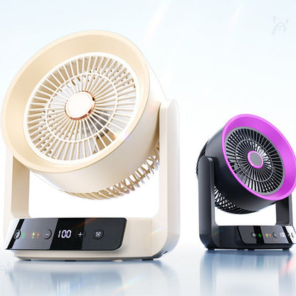 Ventilatore da tavolo silenzioso con indicatore LED intelligente