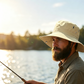 🧢 ☀️ Cappello da sole per esterni con tesa larga e sottogola – Leggero, protettivo e perfetto per la spiaggia e le escursioni 🏖️ 🥾