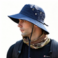 🧢 ☀️ Cappello da sole per esterni con tesa larga e sottogola – Leggero, protettivo e perfetto per la spiaggia e le escursioni 🏖️ 🥾