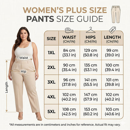 📢📢50% DI SCONTO!! ⏰ Pantaloni alla Caviglia da Donna con Risvolto – Vestibilità Ampia, Vita Elastica, Tinta Unita 🍂