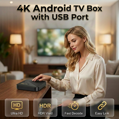 ⏳🔥SCONTO DEL 50% A TEMPO LIMITATO! Android TV Box con Bluetooth