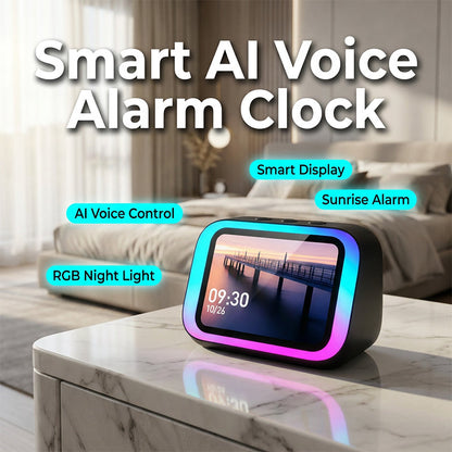Sveglia intelligente con assistente vocale AI