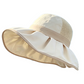 Cappello da sole a corona in maglia traspirante con fiocco.
