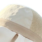 Cappello da sole a corona in maglia traspirante con fiocco.